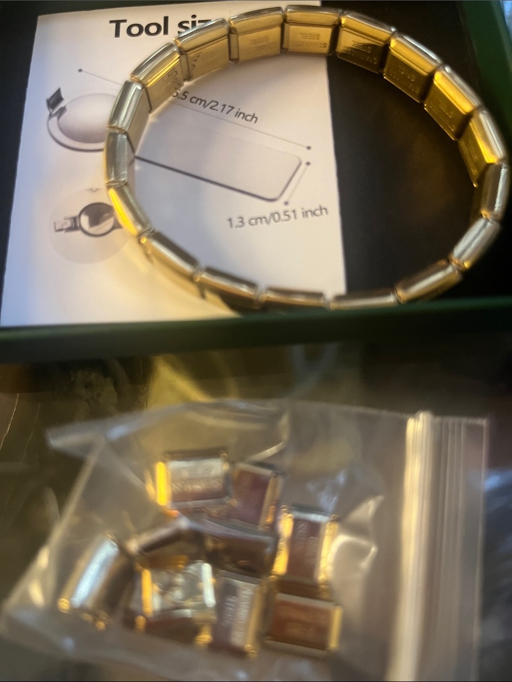 Italian Charm Bracelet Set